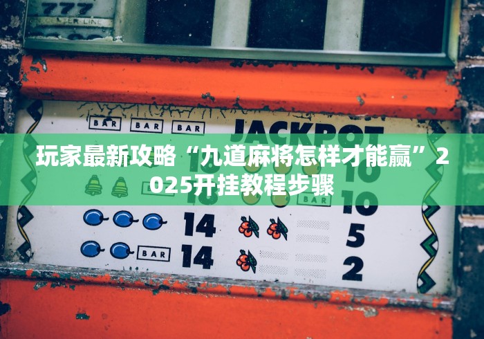 玩家最新攻略“九道麻将怎样才能赢”2025开挂教程步骤