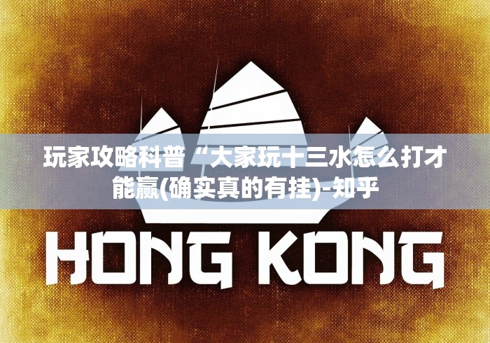 玩家攻略科普“大家玩十三水怎么打才能赢(确实真的有挂)-知乎